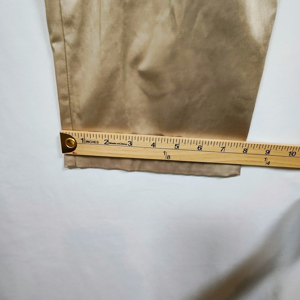 Zara Women's Champagne Gold Satin Cargo Pants Wide Leg High Waist Utility M - Picture 9 of 15